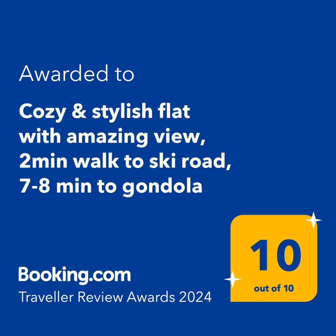 Cozy & Stylish Flat With Amazing View, 2Min Walk To Ski Road, 7-8 Min To Gondola Bansko Camera foto